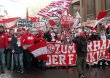 Lokale Fandemonstration in Köln