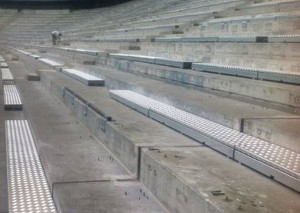 Umbau Münchener Südkurve in der Allianz Arena