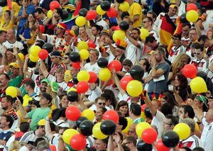 Fanfotos Viertelfinale: Deutschland - Frankreich