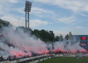 Abschied Stadion Bazaly bei FC Banik Ostrava - Dukla Prag