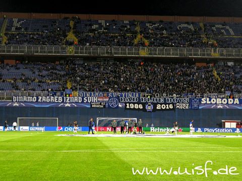 Dinamo Zagreb - Juventus Turin (27.09.2016) 0:4 Bild: <a href="http://www.uisf.de/">Unterwegs in Sachen Fussball</a>