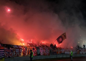 Partizan Belgrad - Roter Stern Belgrad (13.12.2017) 1:1