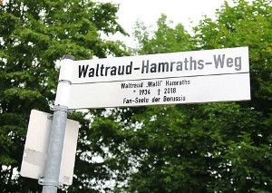 Einweihung Waltraud-Hamraths-Weg am 23.06.2018
