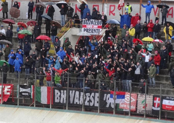 Die Ultras Blood Honour Varese stellen die Aktivitäten ein.