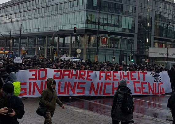 Demo gegen geplantes Polizeigesetz in Dresden (26.01.2019)