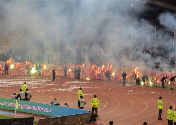 Panathinaikos – Olympiakos Piräus (17.03.2019) abgebrochen