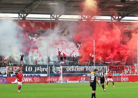 Hallescher FC - 1. FC Kaiserslautern (24.08.2021) 1:0