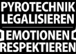 Stellungnahme zum Thema Pyrotechnik