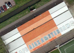 Streetart von Ajax Amsterdam Fans  