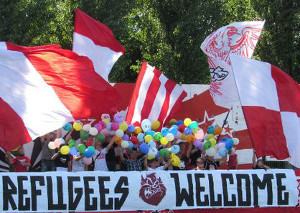 ​„Refugees Welcome“: BSC-Süd Ultras mit klarer Botschaft