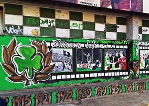 Streetart von Panathinaikos Fans