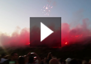 ​Videos: Feuerwerk beim Geisterspiel