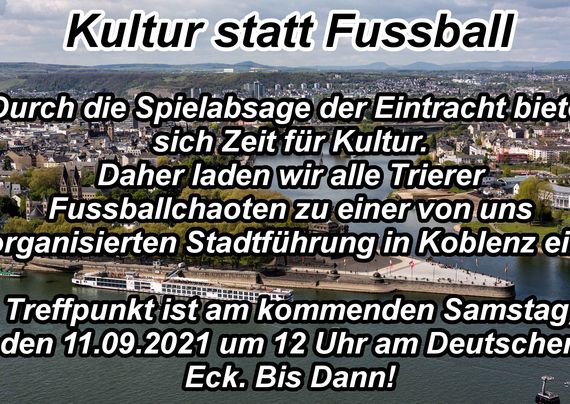 Treffpunkt in Koblenz: Trierer Ultras reagieren auf Absage