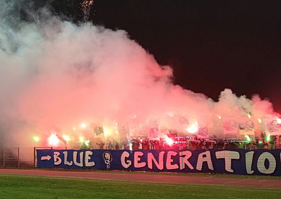 FCM-Ultras sorgten für große Kulisse bei U17-Spiel in Dessau